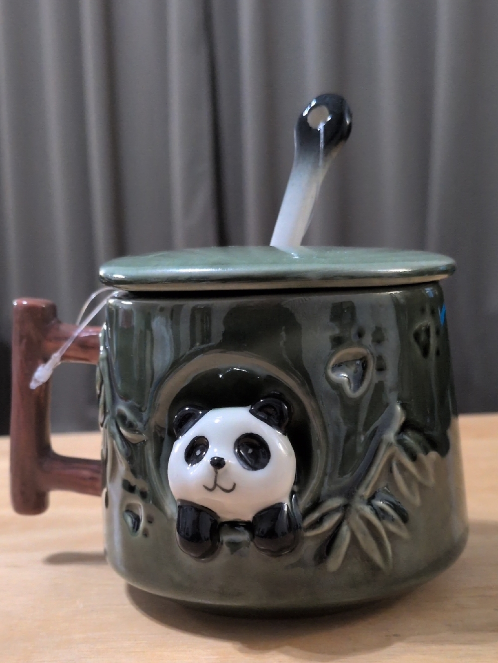 Adorable Panda Mug With Panda Spoon